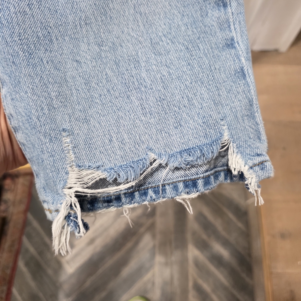 Frame Denim Le Original Distressd Light Blue Jeans - Picture 9 of 9